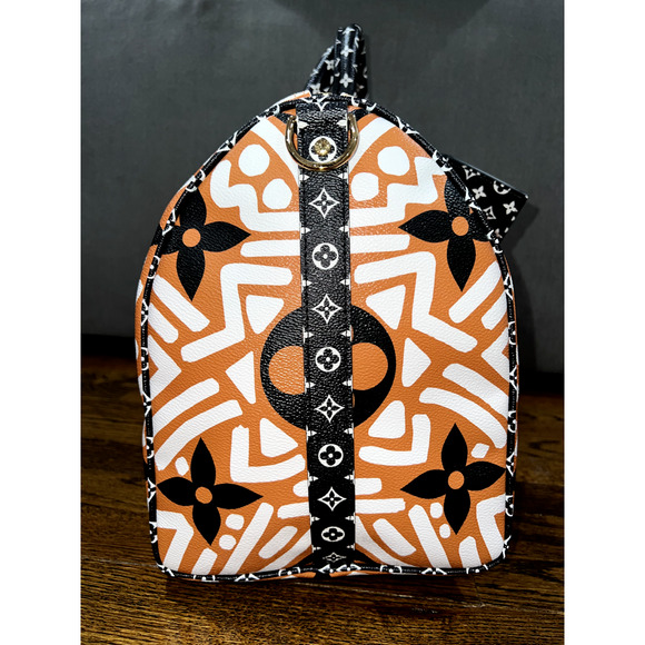 Louis Vuitton Keepall Bandouliere 45 Crafty Brown Monogram Weekend Travel Bag - Picture 4 of 11